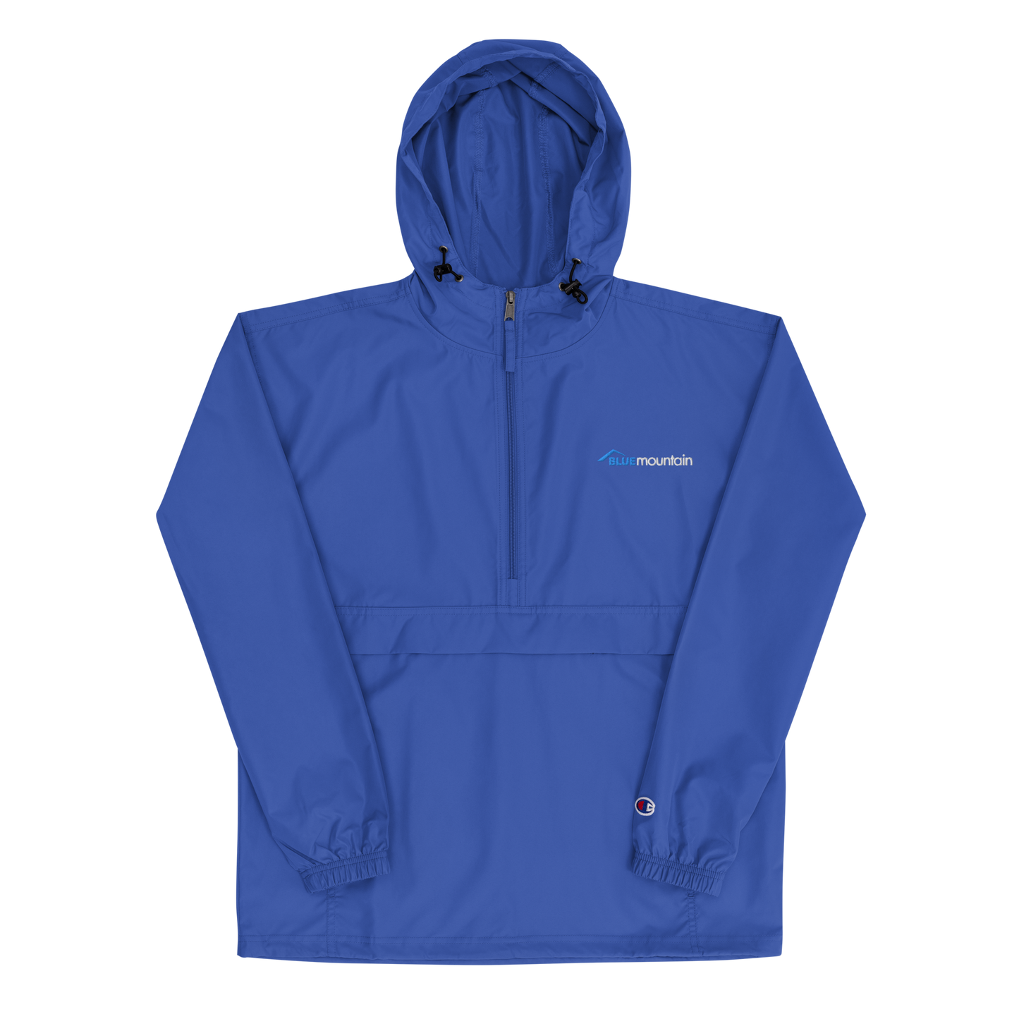 Embroidered Blue Mountain Windbreaker
