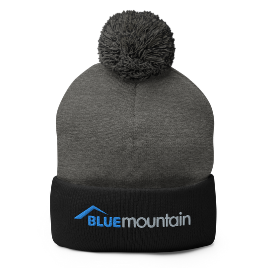 Blue Mountain Pom-Pom Beanie